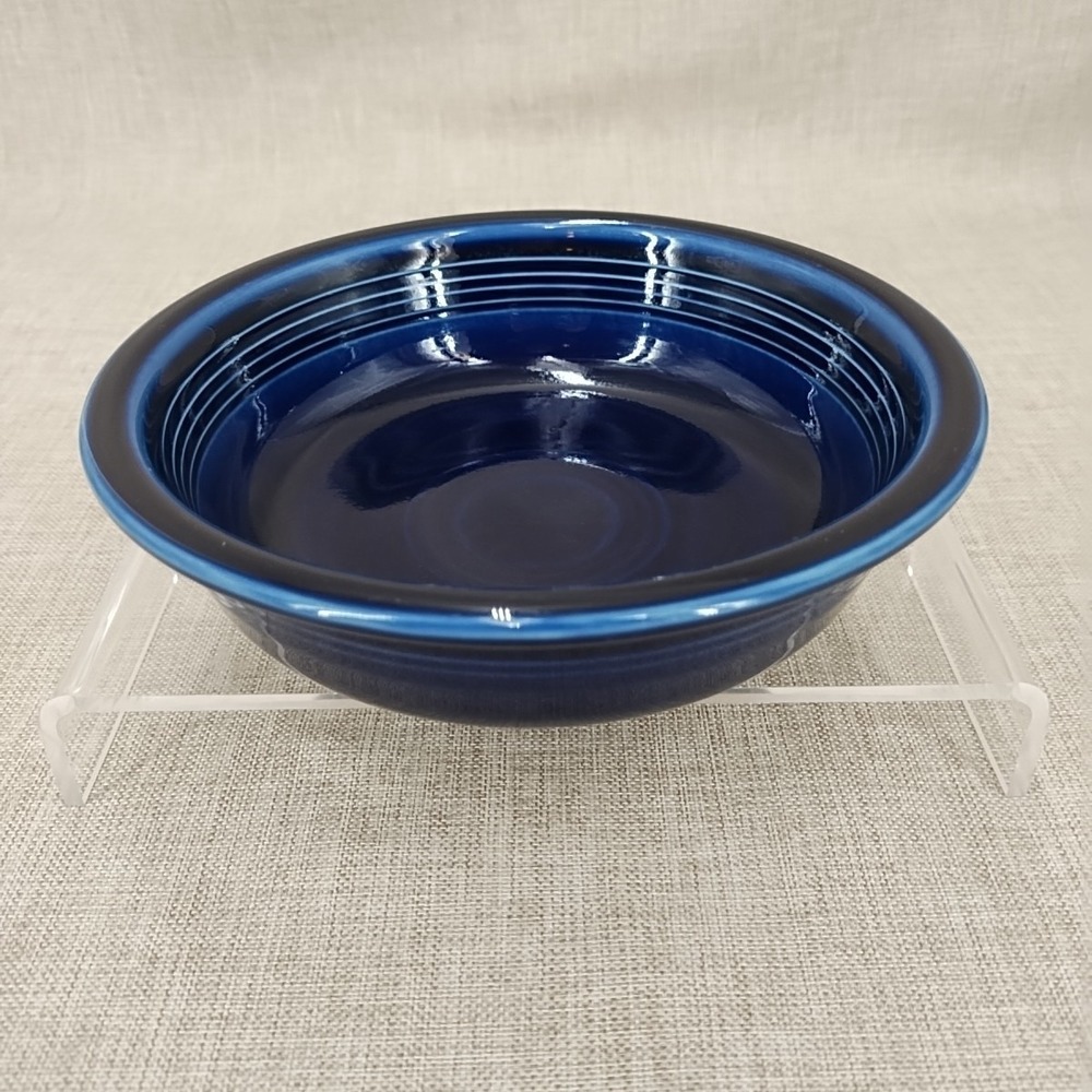 Fiesta Cobalt Classic Rim Cereal Bowl 6 7/8" 19 oz VG Condition Fiestaware